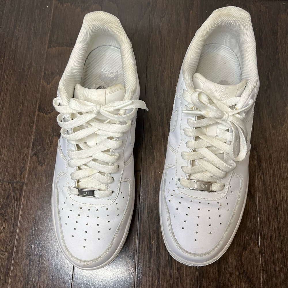 All white Air Force ones